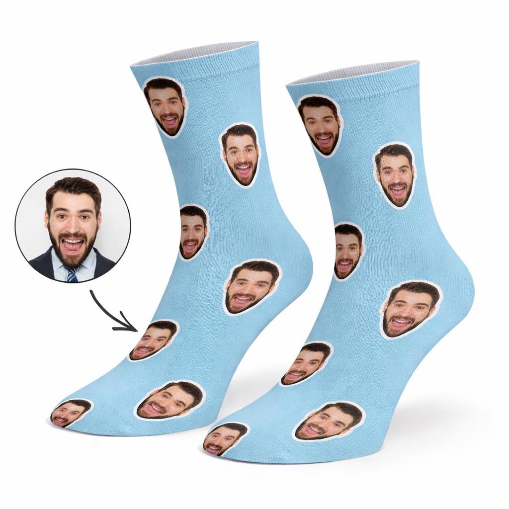Personalised Face Socks