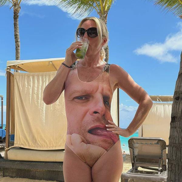 Personalised Face Photo Funny Swimsuit