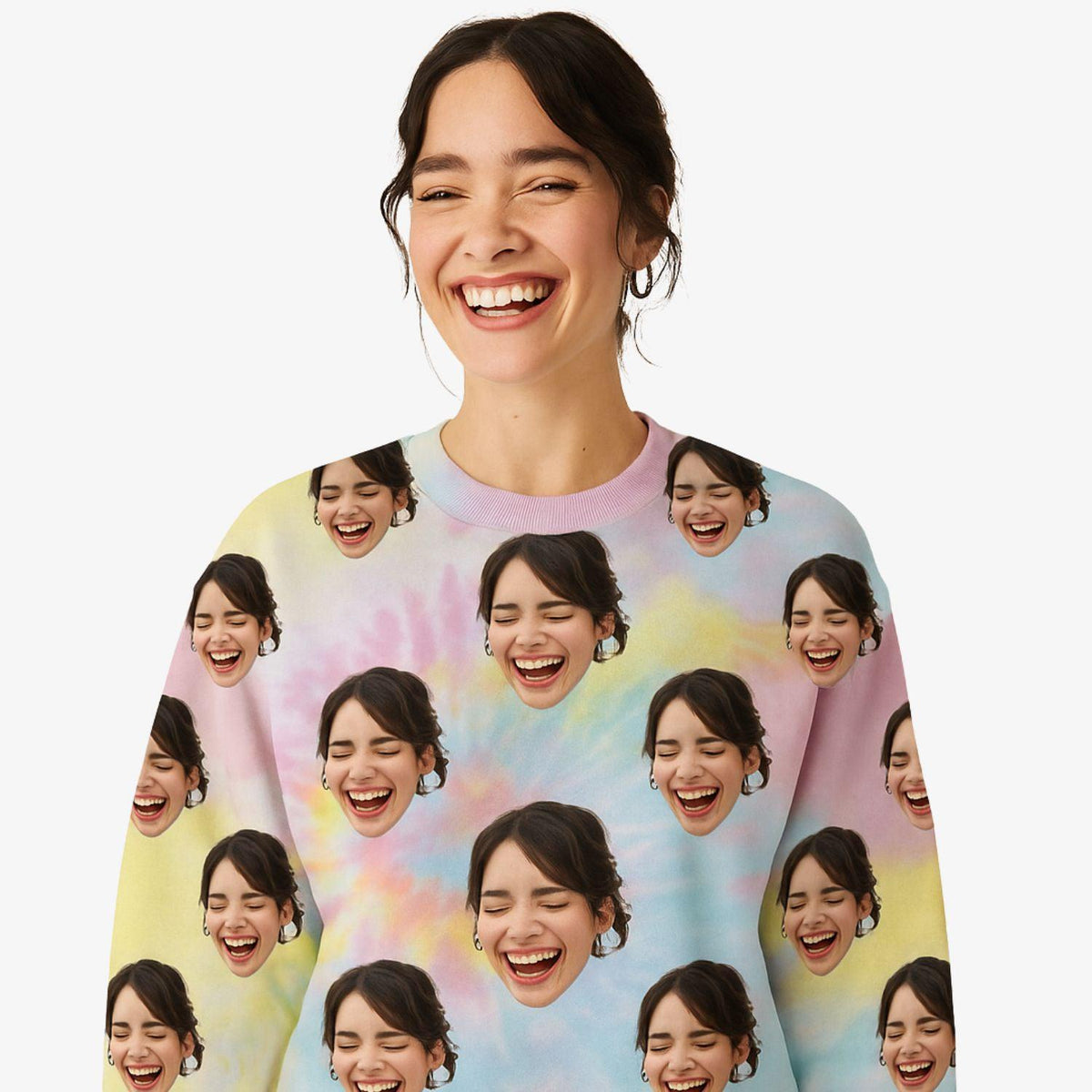 Tie Dye Personalised Sweatshirt