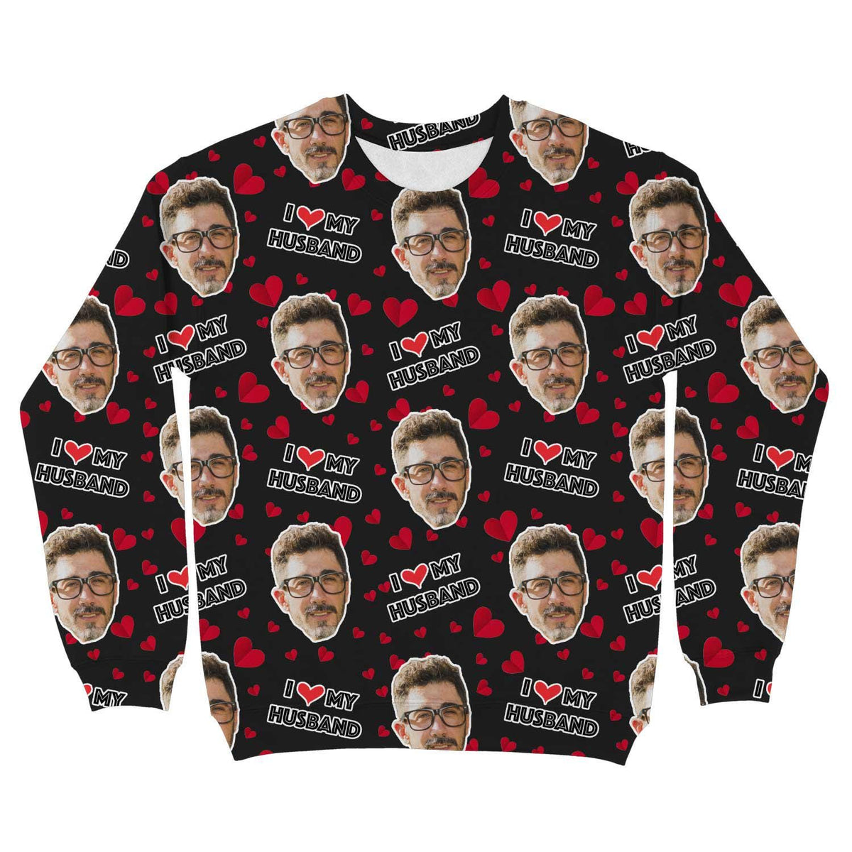 I Love My Husband Personalised Sweatshirt