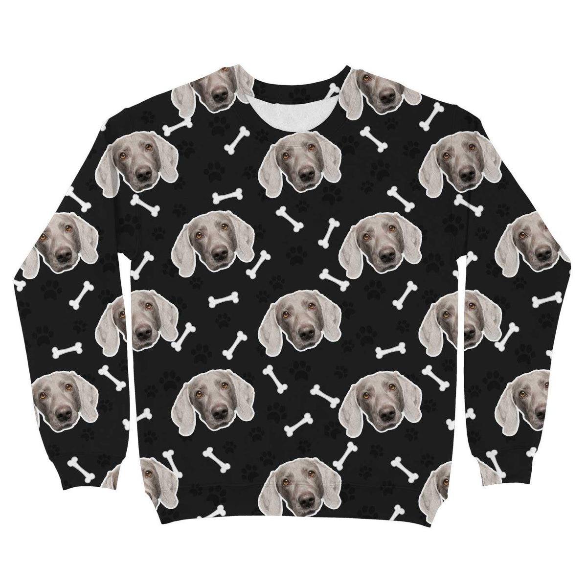 Dogs Pattern Personalised Sweatshirt