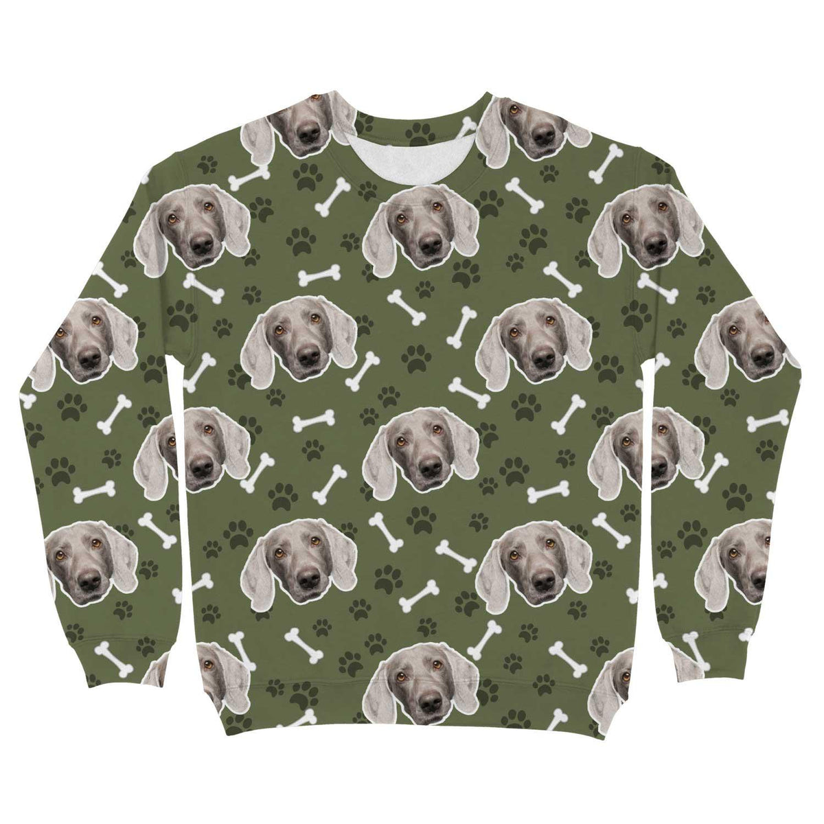 Dogs Pattern Personalised Sweatshirt