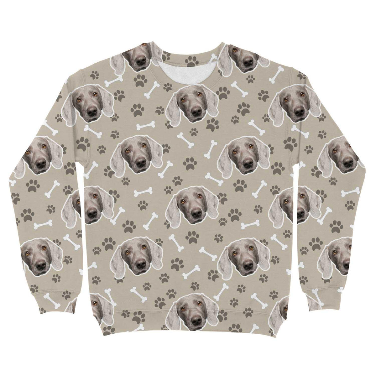 Dogs Pattern Personalised Sweatshirt