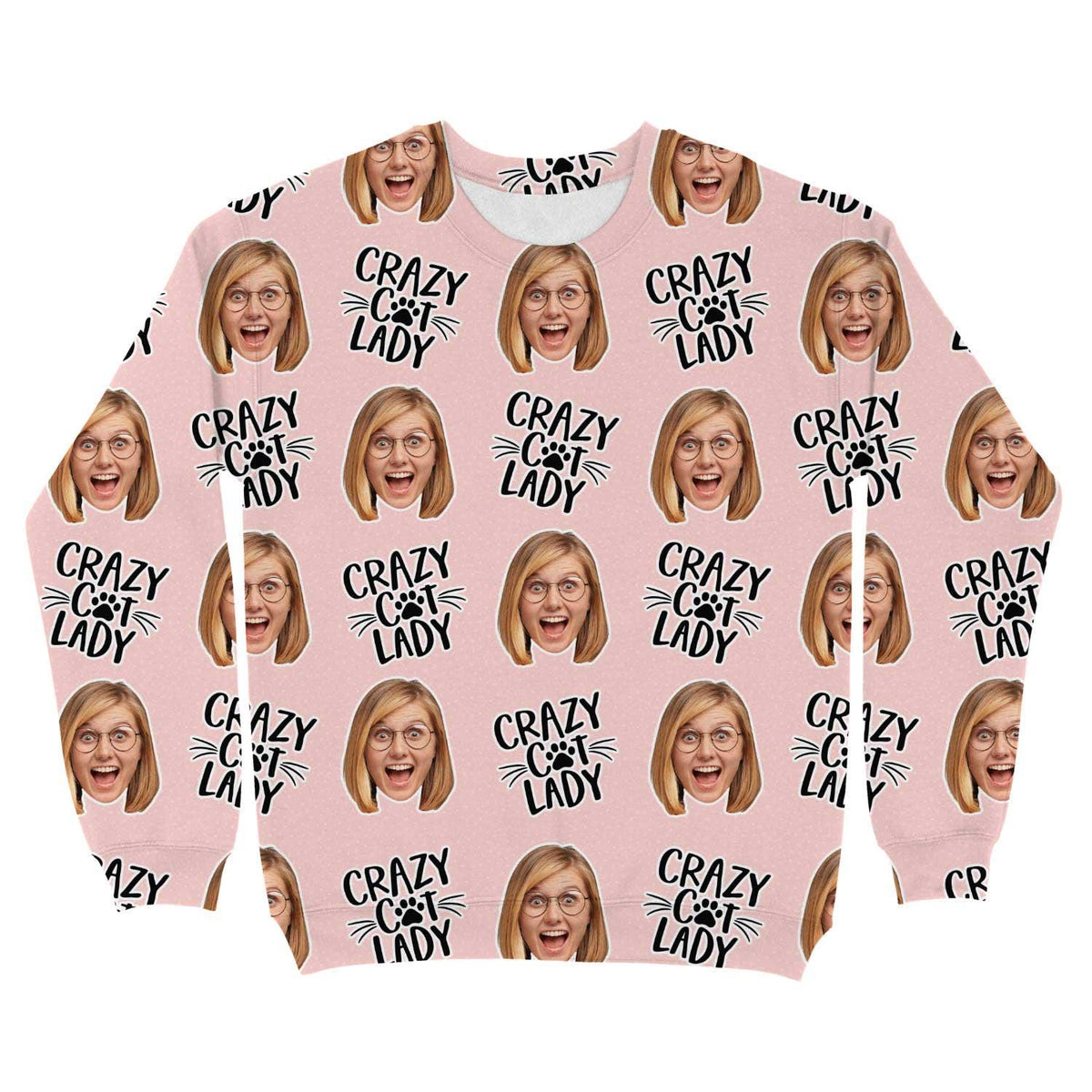 Crazy Cat Lady Personalised Sweatshirt