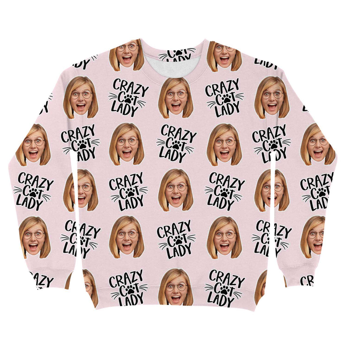 Crazy Cat Lady Personalised Sweatshirt