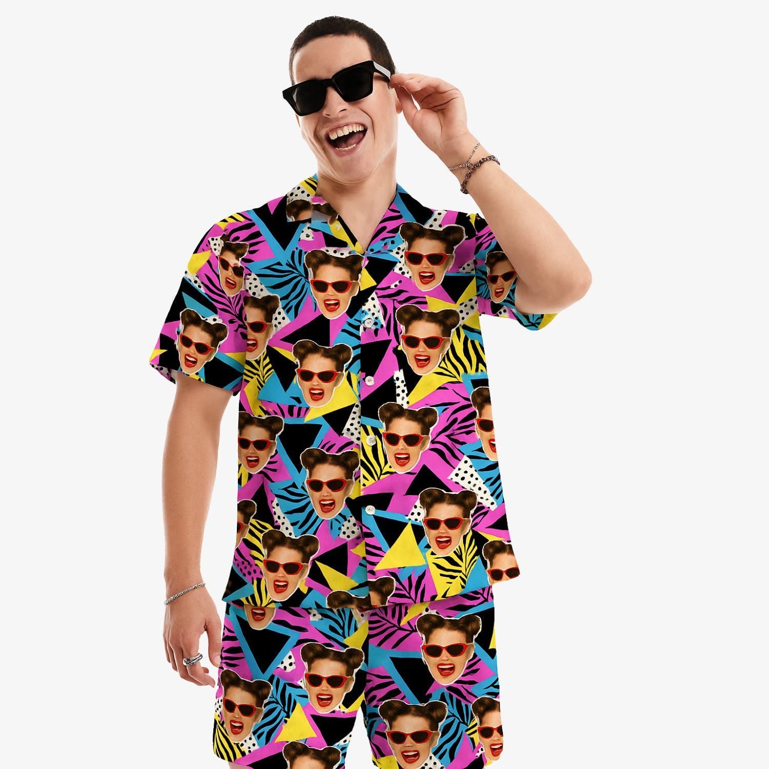 Retro Pattern Custom Hawaiian Shirt