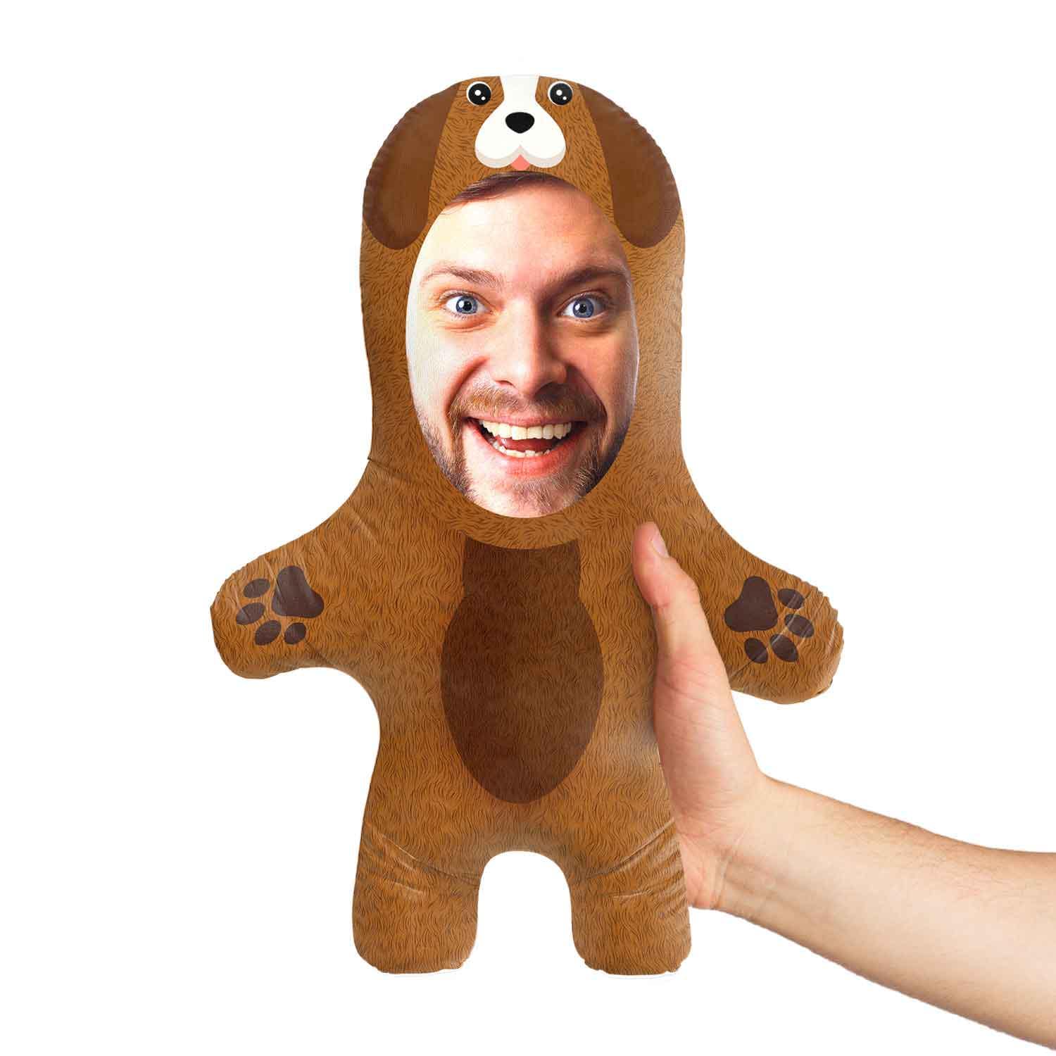 Dog Face Personalised Dog Toy | Custom Photo Dog Toy | Funny Squeaky Dog Toy