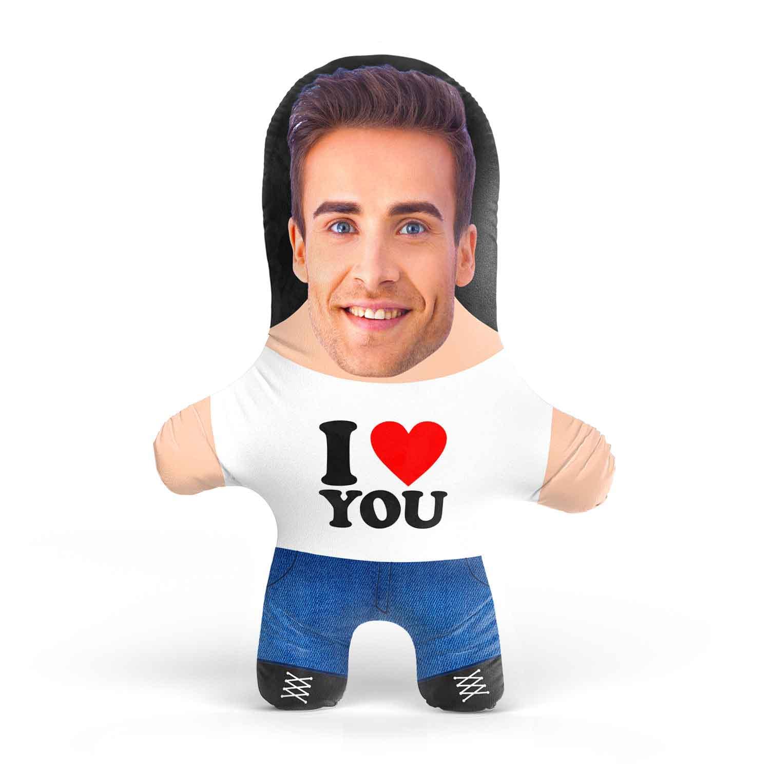 I Heart You Personalised Dog Toy | Custom Photo Dog Toy | Funny Squeaky Dog Toy