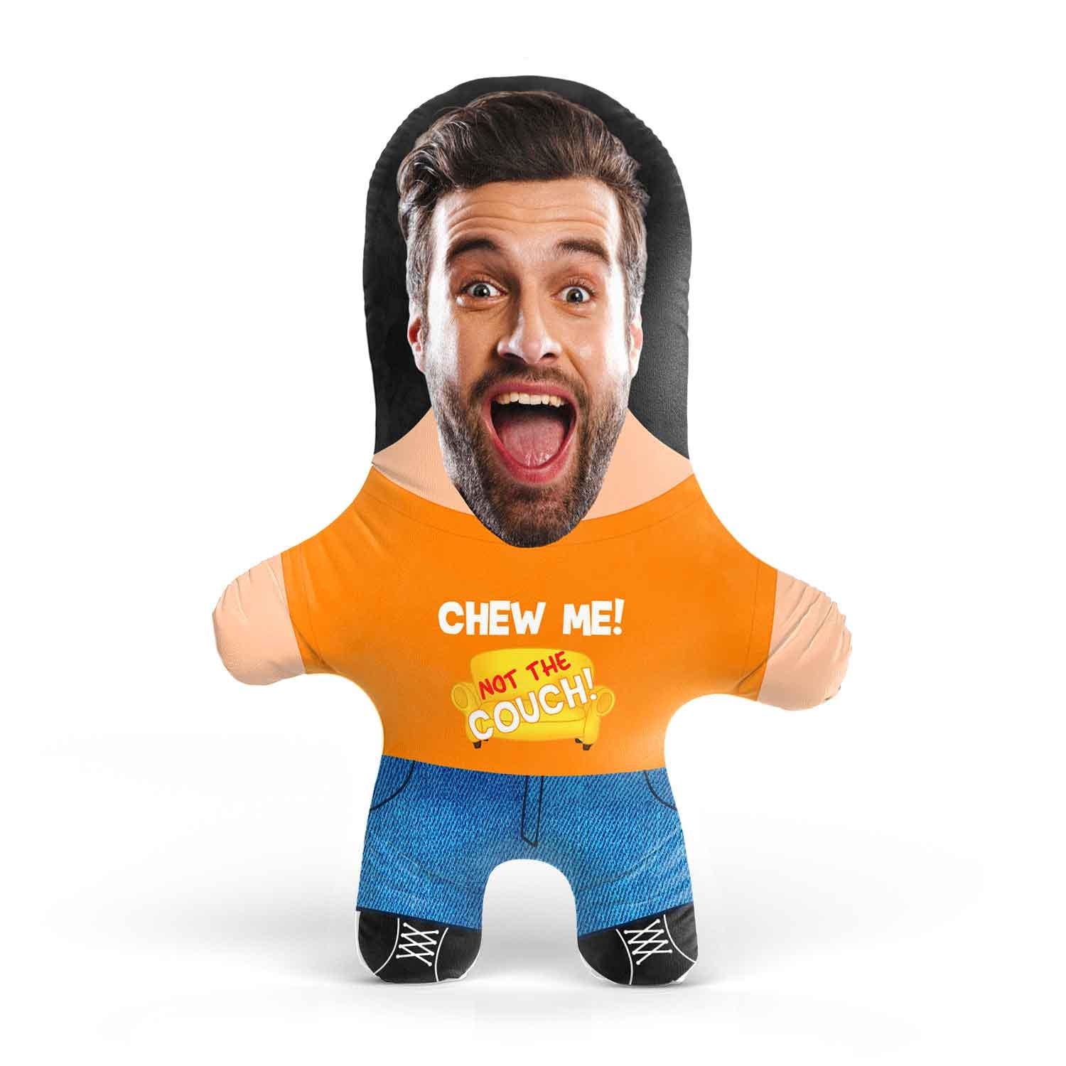 Chew Me! Personalised Dog Toy | Custom Photo Dog Toy | Funny Squeaky Dog Toy