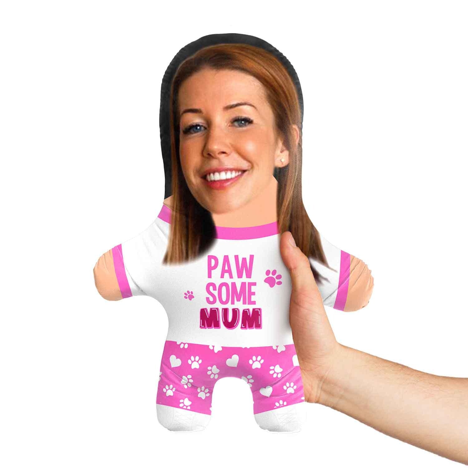 Pawsome Mum Personalised Dog Toy | Custom Photo Dog Toy | Dog Mum Gift