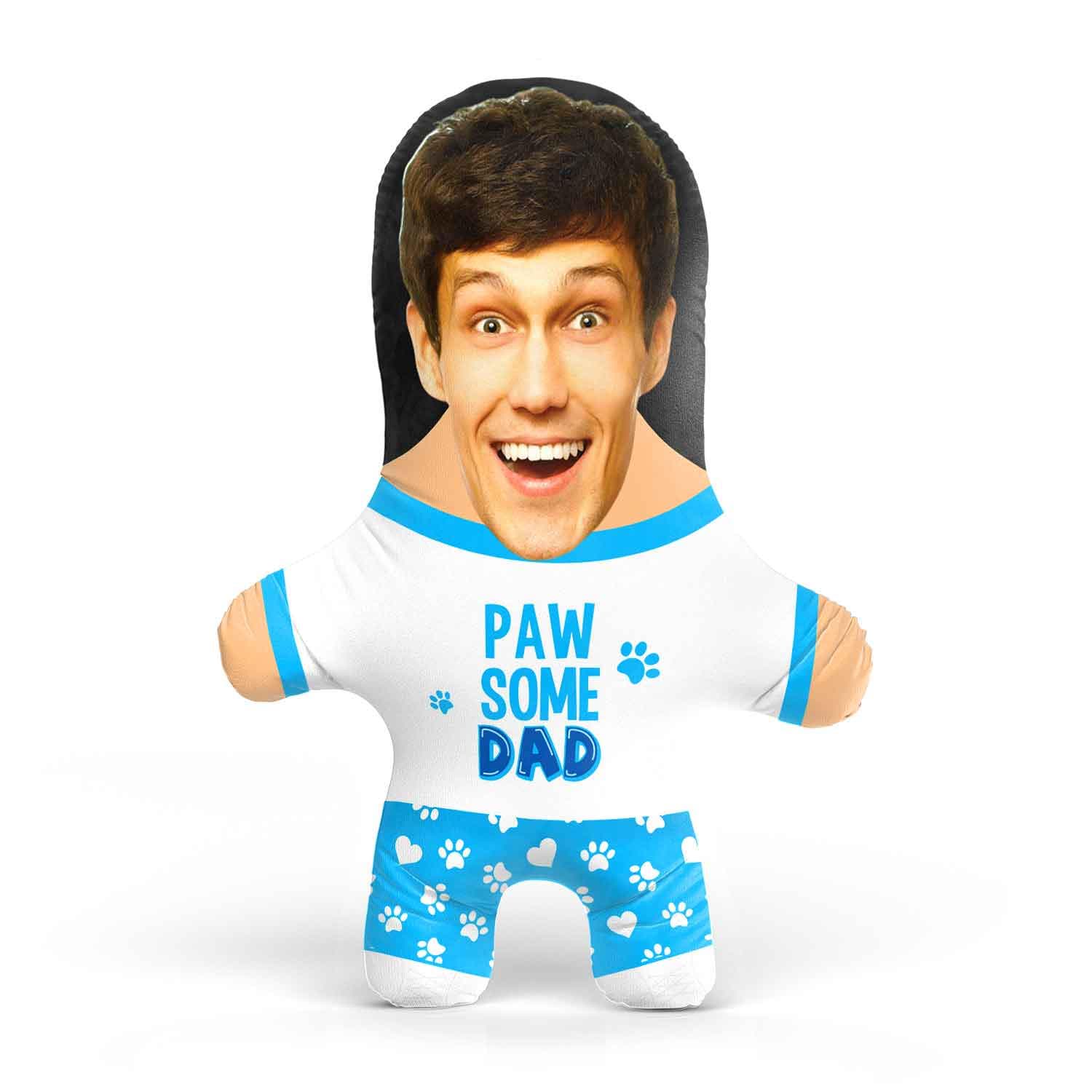 Pawsome Dad Personalised Dog Toy | Custom Photo Dog Toy | Dog Dad Gift