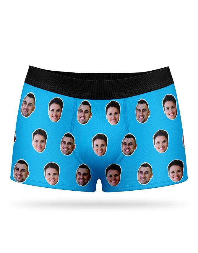 Custom Printed Face Boxers