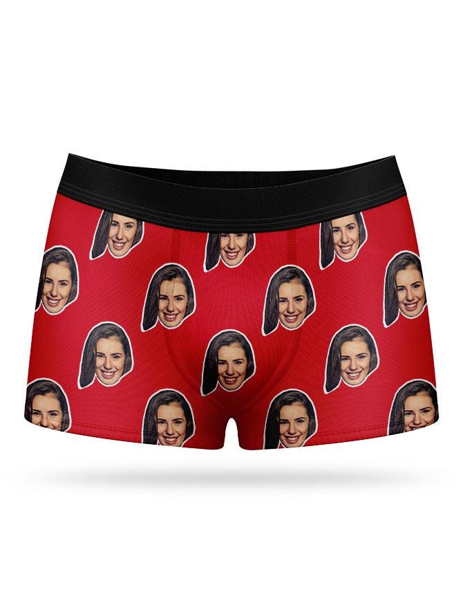 Custom Printed Face Boxers