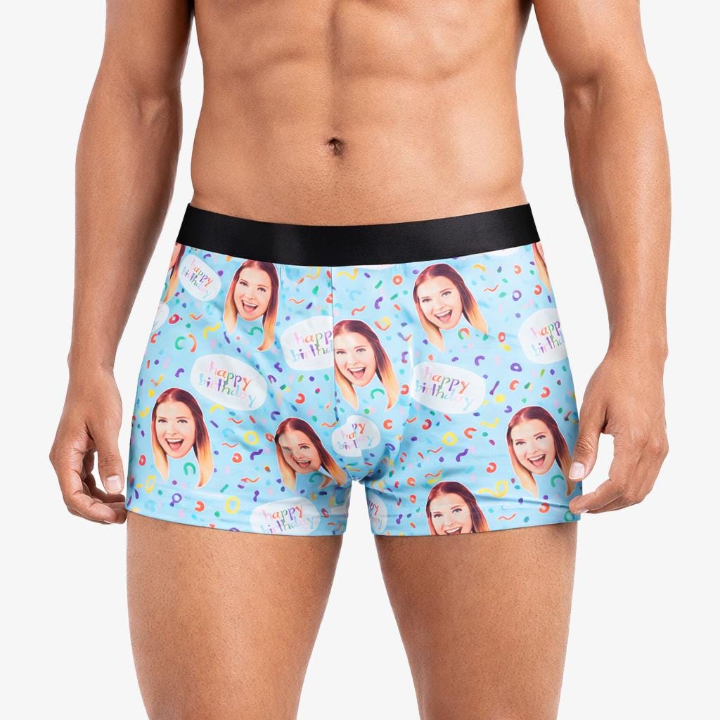 Happy Birthday Face Boxers