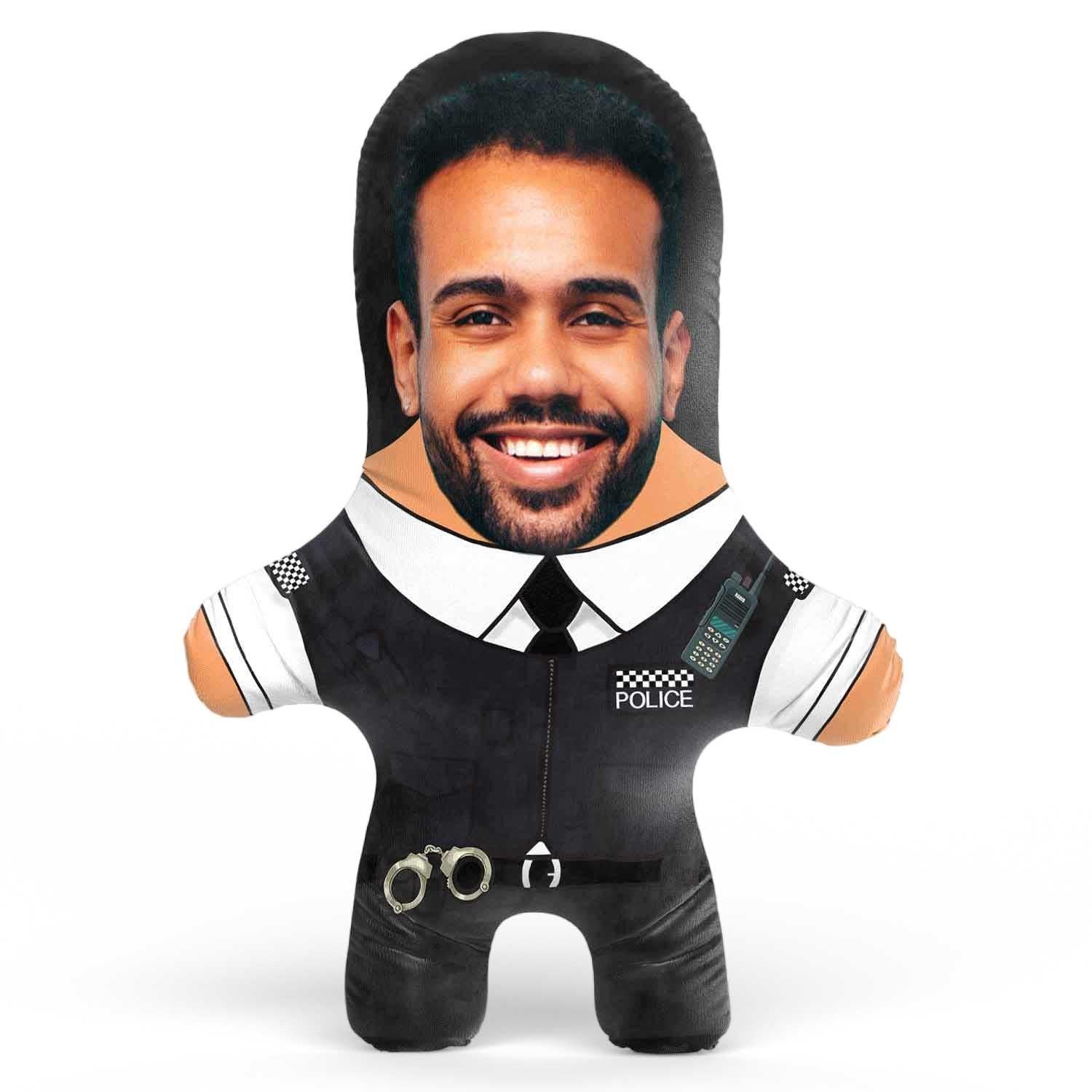 Police Face Pillow Personalised Teddy Bear