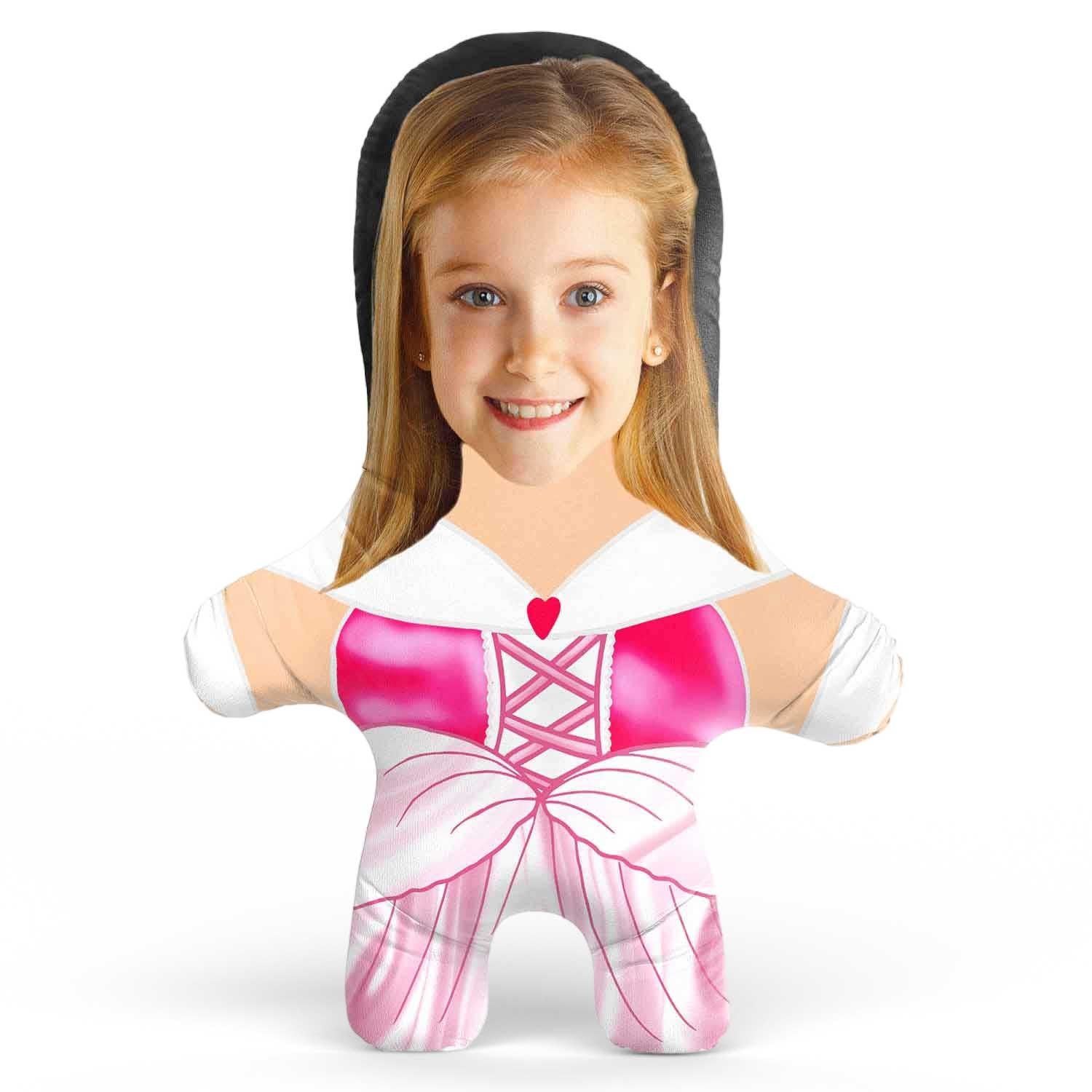 Princess Face Pillow Personalised Teddy Bear