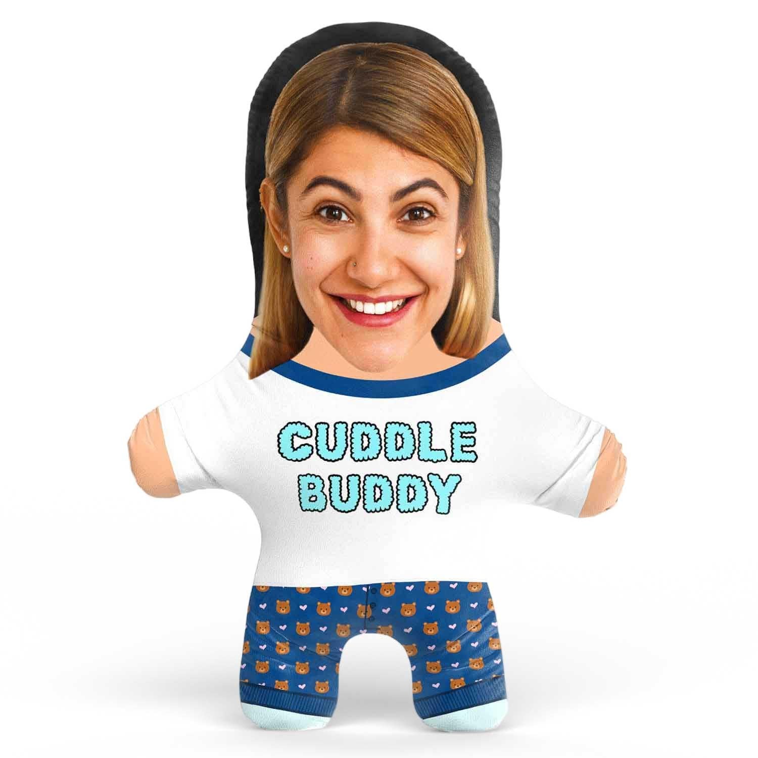Cuddle Buddy Face Pillow Personalised Teddy Bear