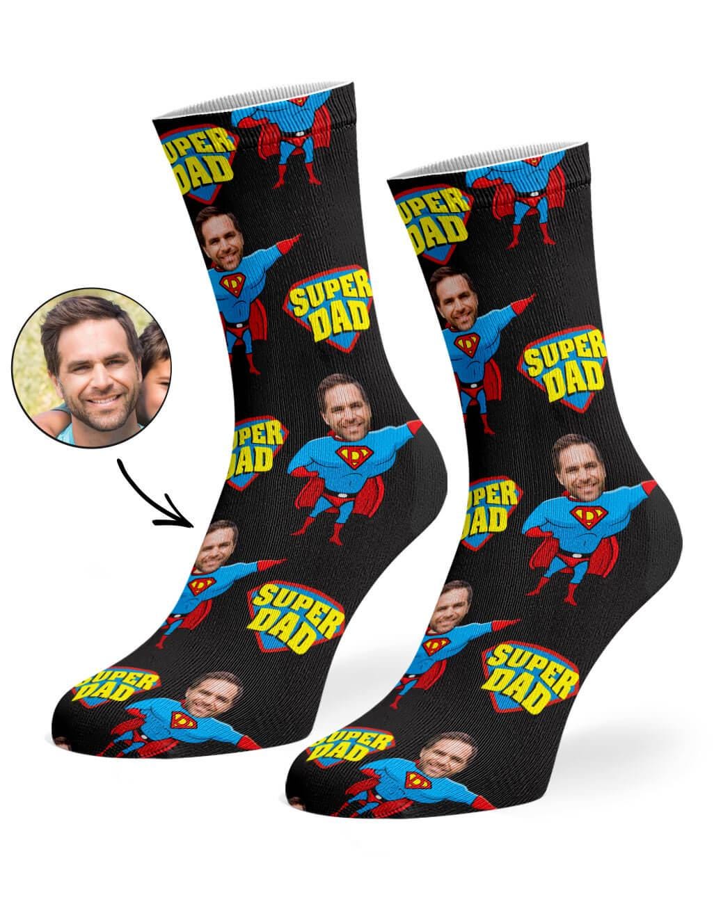 Super Hero Dad Socks