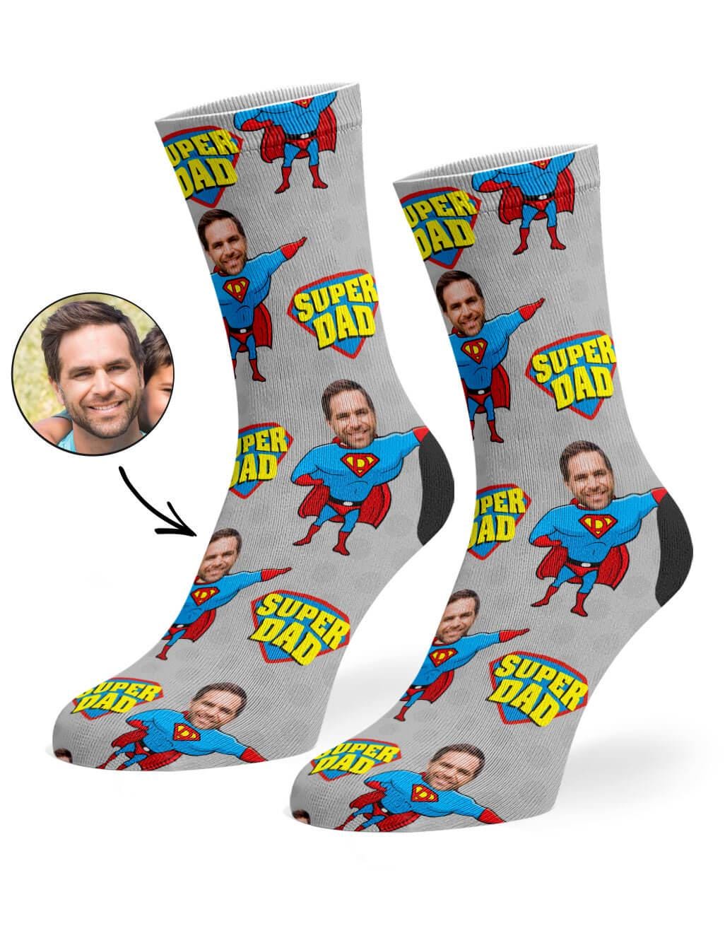 Super Hero Dad Socks