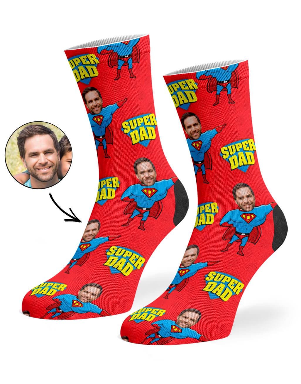 Super Hero Dad Socks