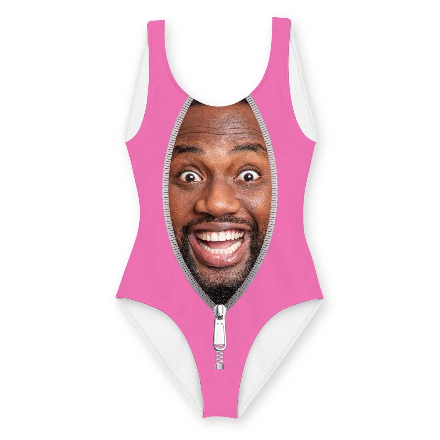 Zip Up Personalised Swimsuit