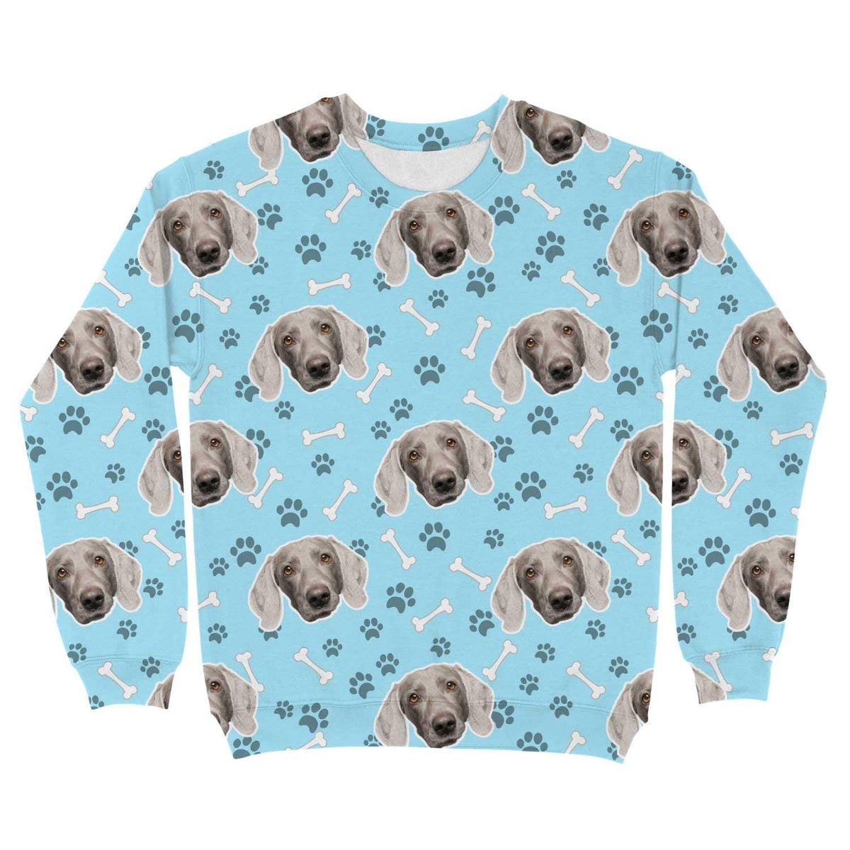 Dogs Pattern Personalised Sweatshirt