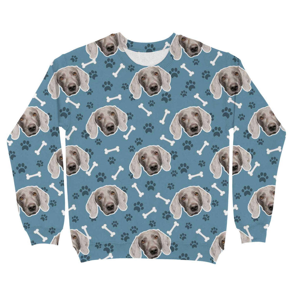 Dogs Pattern Personalised Sweatshirt