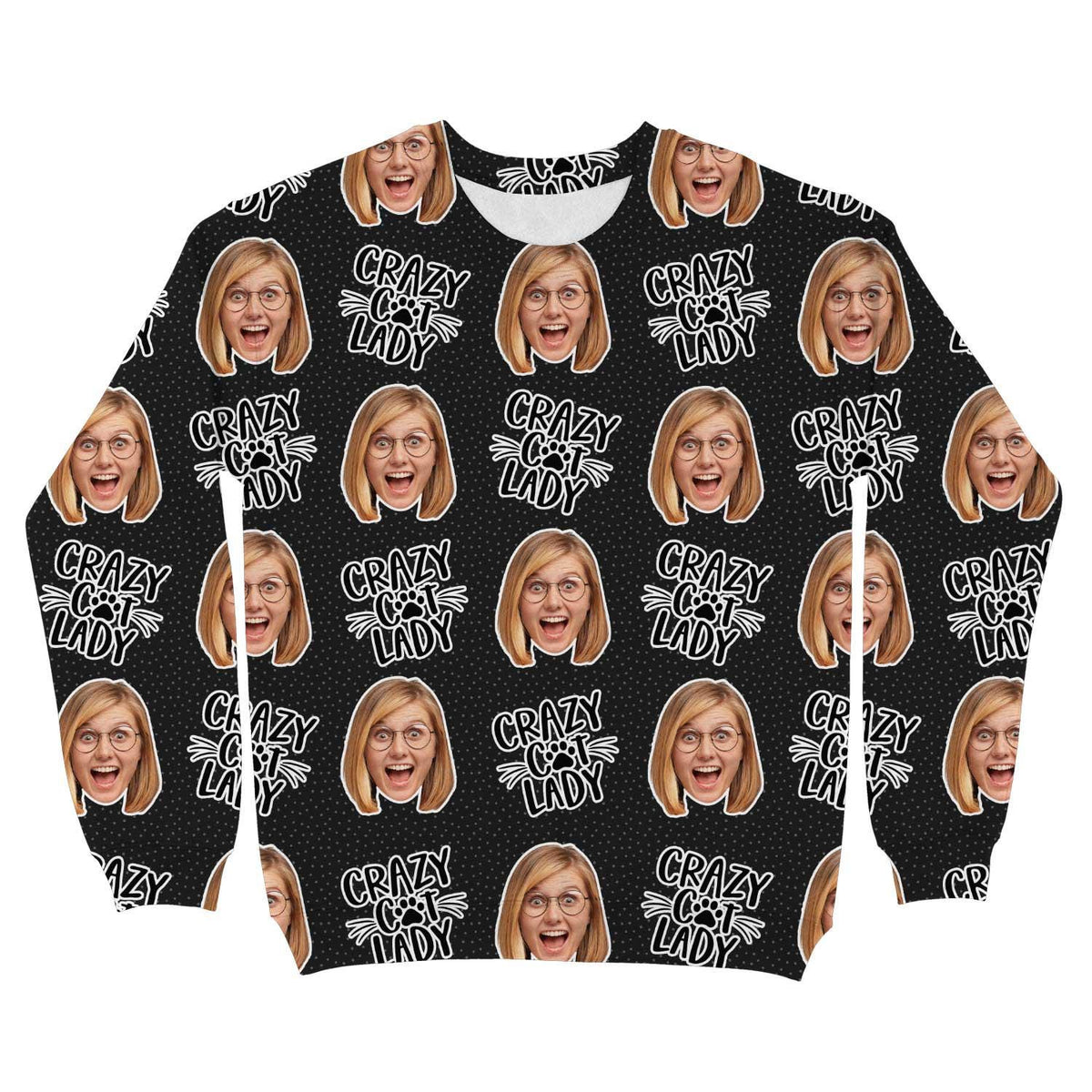 Crazy Cat Lady Personalised Sweatshirt
