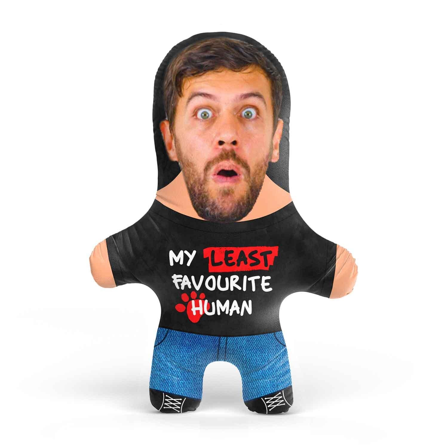 My Least Favourite Human Personalised Dog Toy | Custom Photo Dog Toy | Funny Squeaky Dog Toy