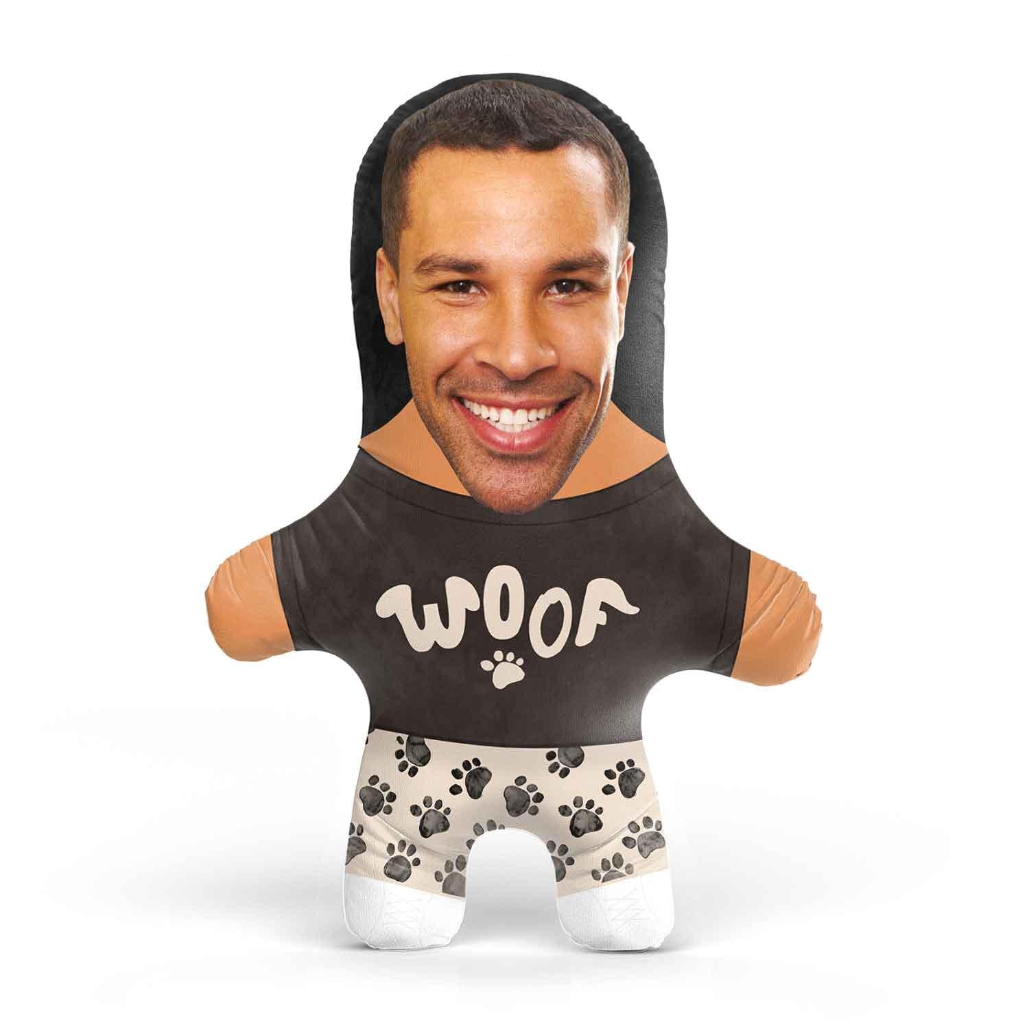 Woof Personalised Dog Toy | Custom Photo Dog Toy | Funny Squeaky Dog Toy