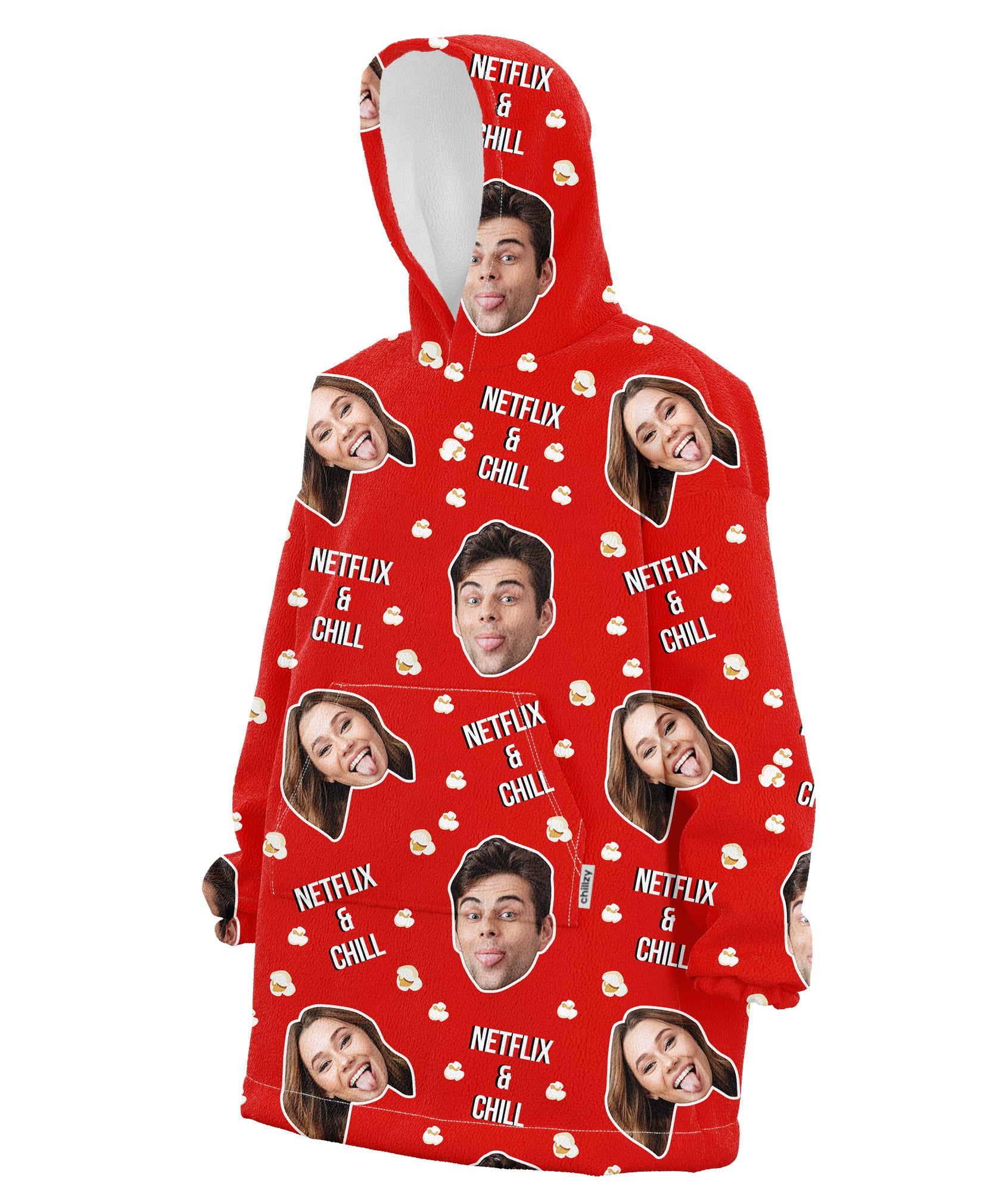 Netflix & Chill Chillzy Hoodie Blanket