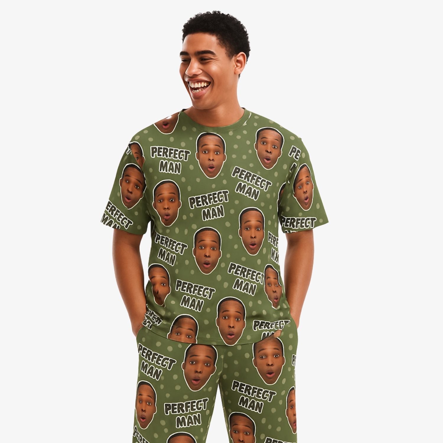 Men's Perfect Man Personalised Pyjamas