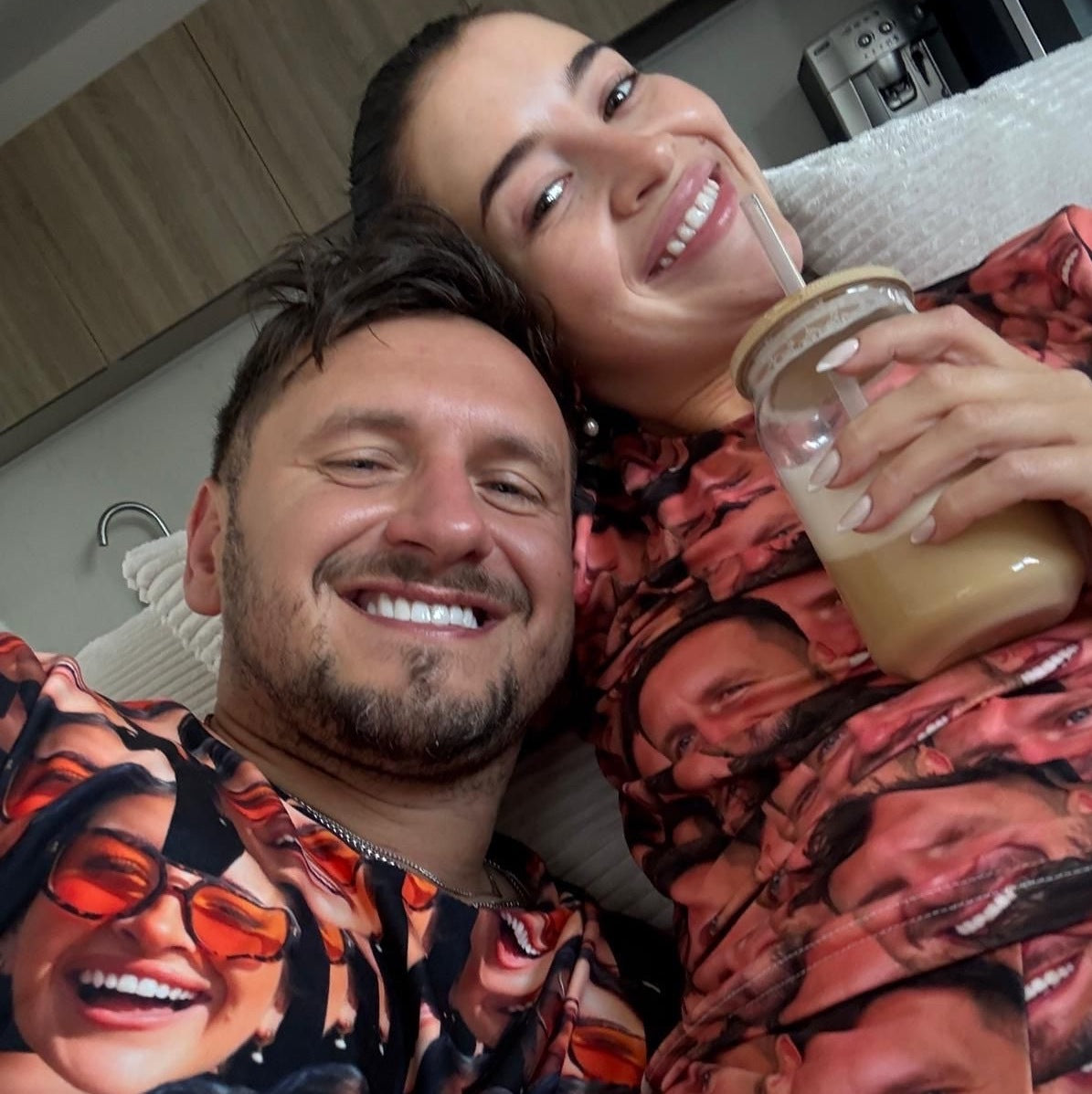 Women's Face Mash Pyjamas - Shorts Set