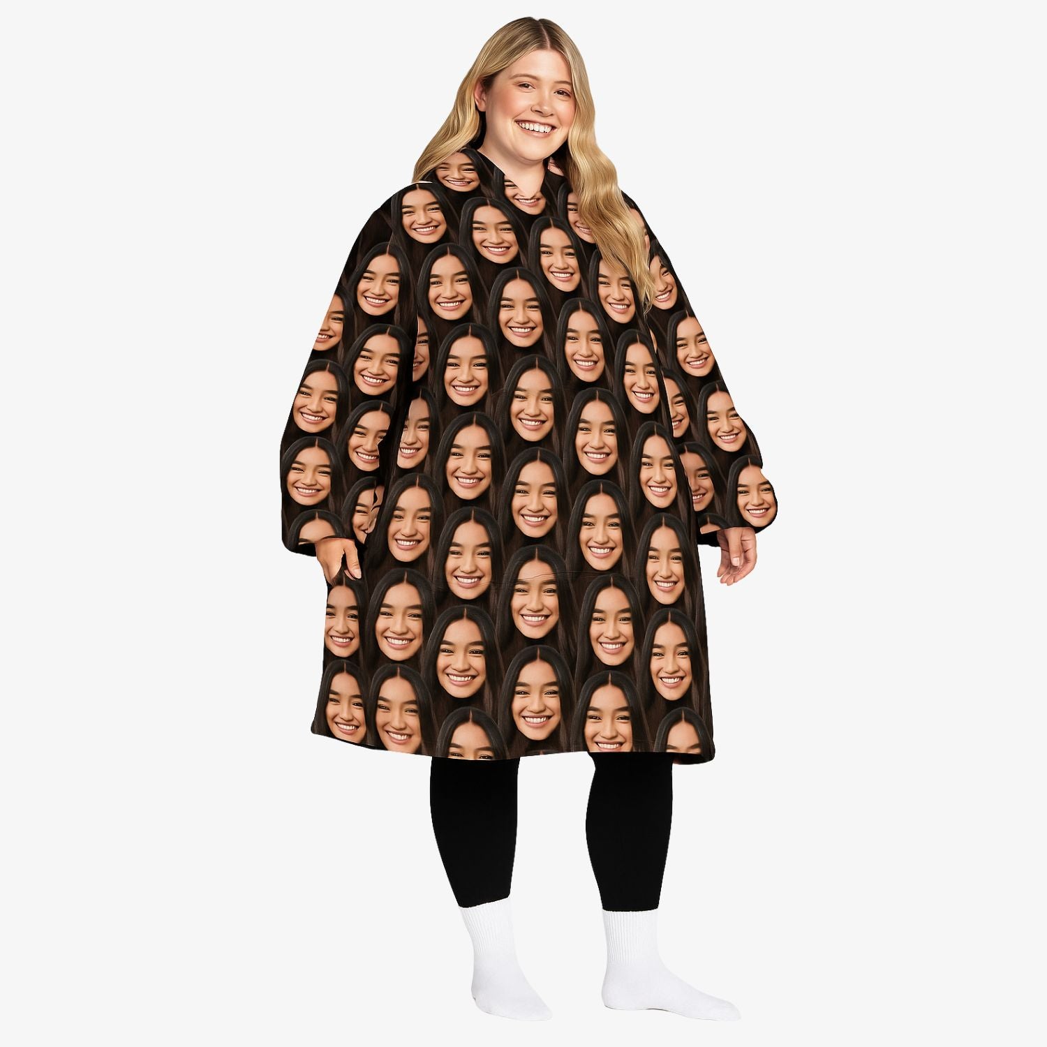 Face Mash Chillzy Hoodie Blanket