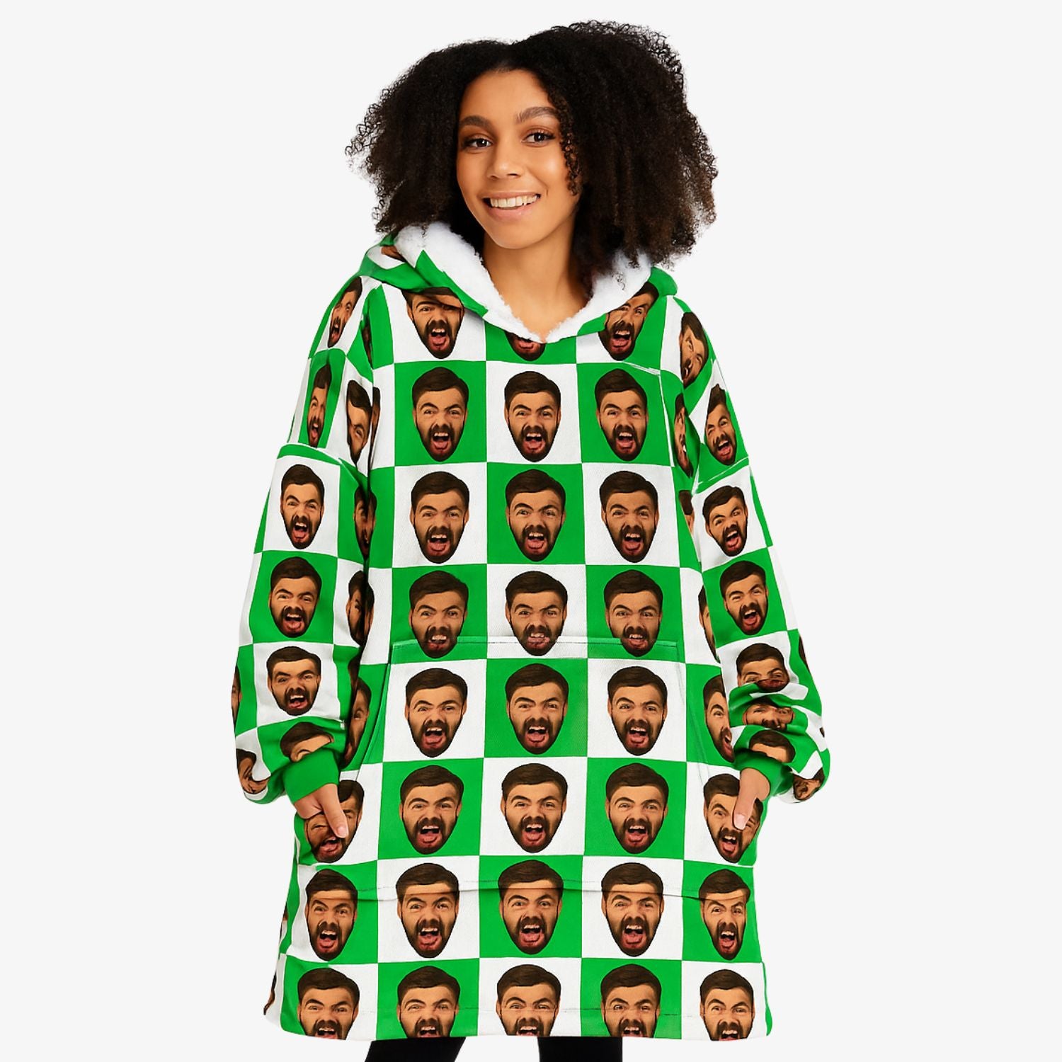 Poser Face Chillzy Hoodie Blanket