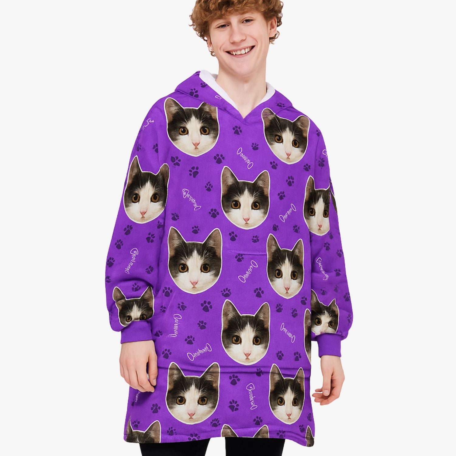 Your Cat Chillzy Hoodie Blanket