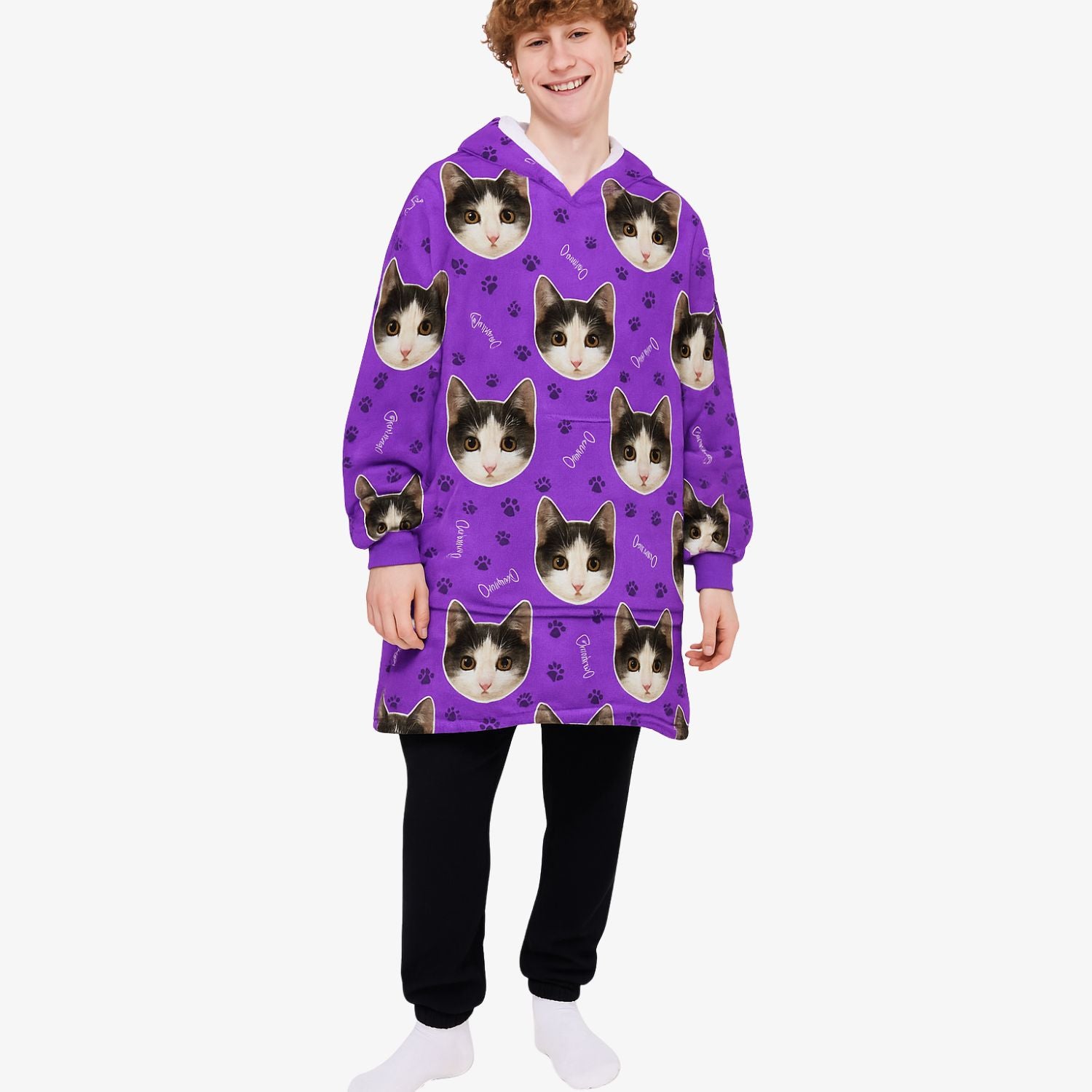 Your Cat Chillzy personalised Hoodie Blanket