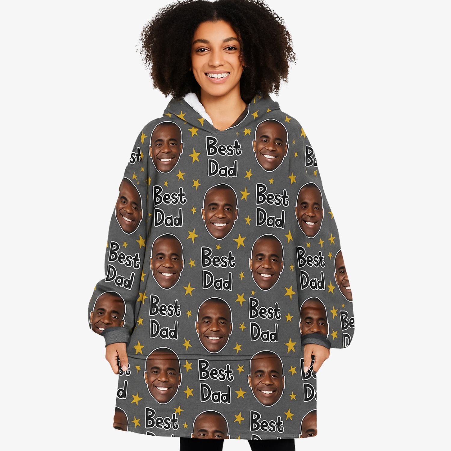 Best Dad Chillzy Hoodie Blanket