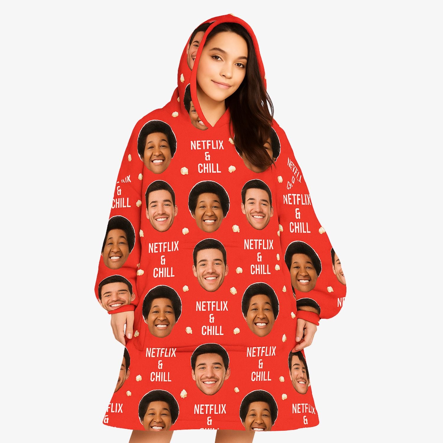 Netflix & Chill Chillzy Hoodie Blanket
