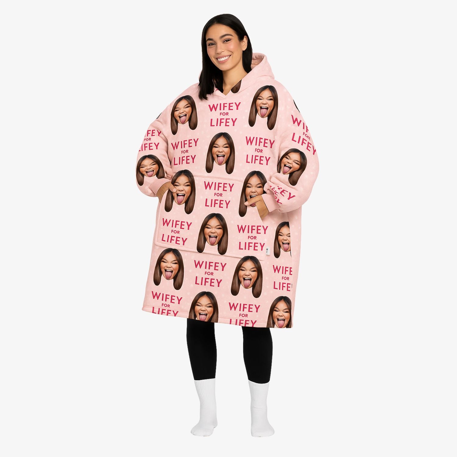 Wifey for Lifey Chillzy Hoodie Blanket
