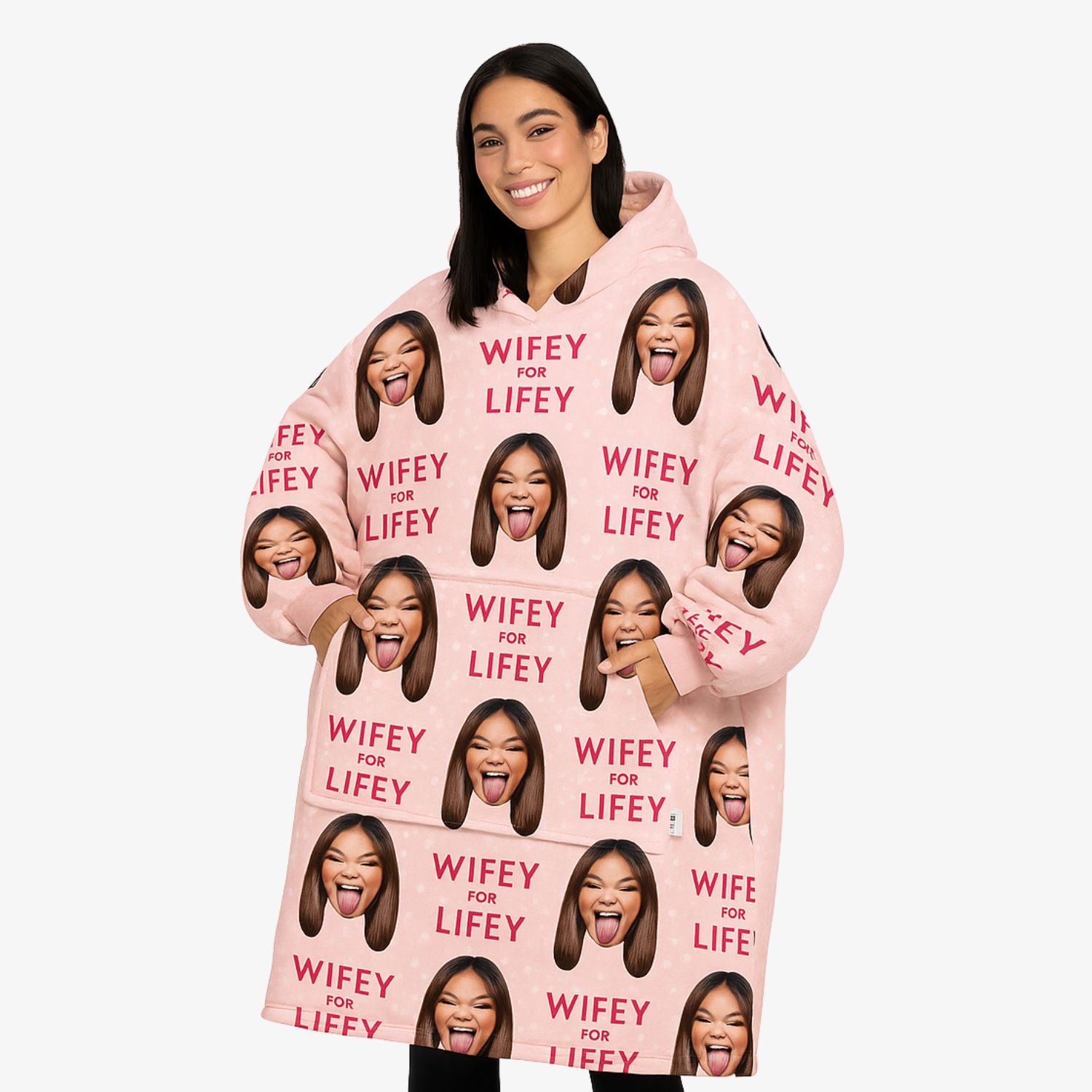 Wifey for Lifey Chillzy Hoodie Blanket
