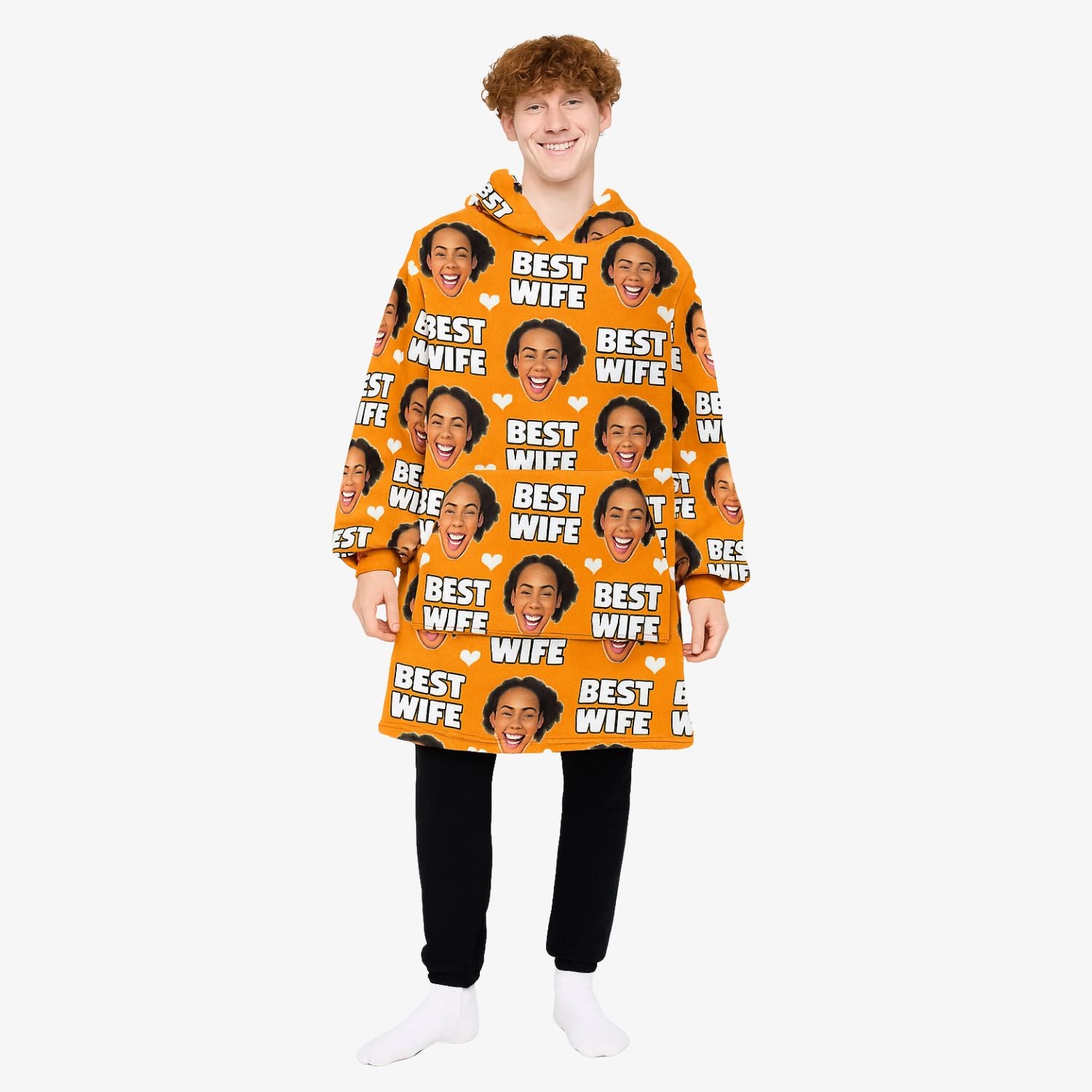 Best Wife Chillzy Hoodie Blanket