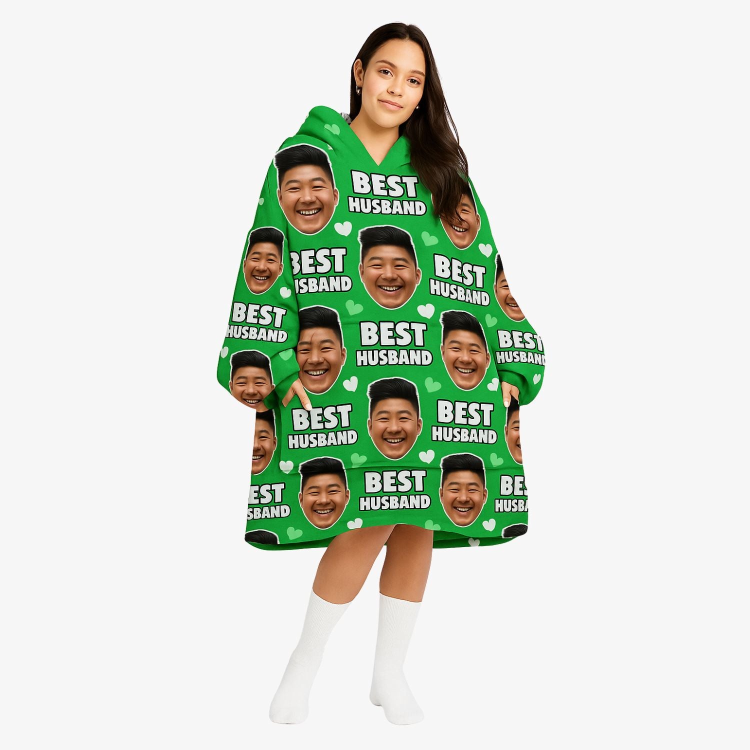 Best Husband Chillzy Hoodie Blanket