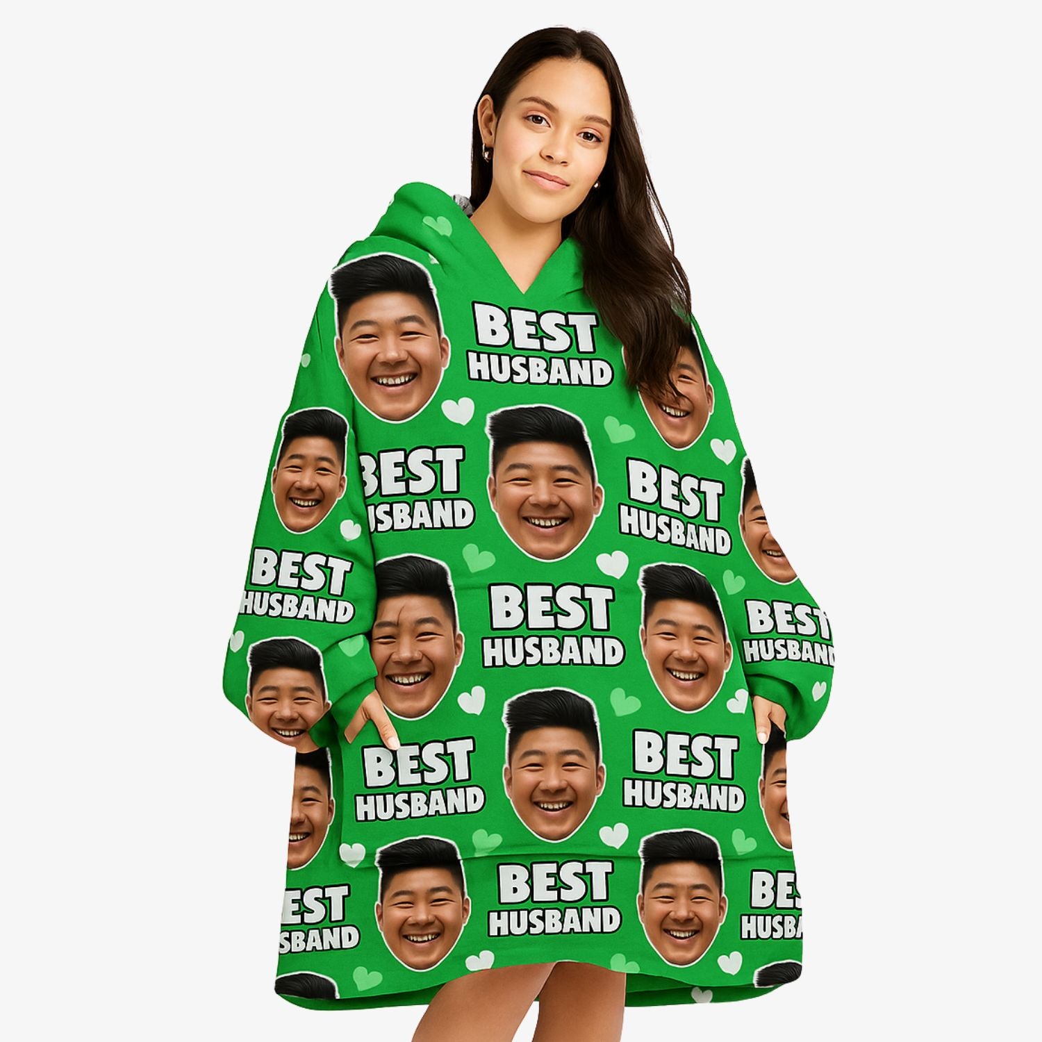 Best Husband Chillzy Hoodie Blanket