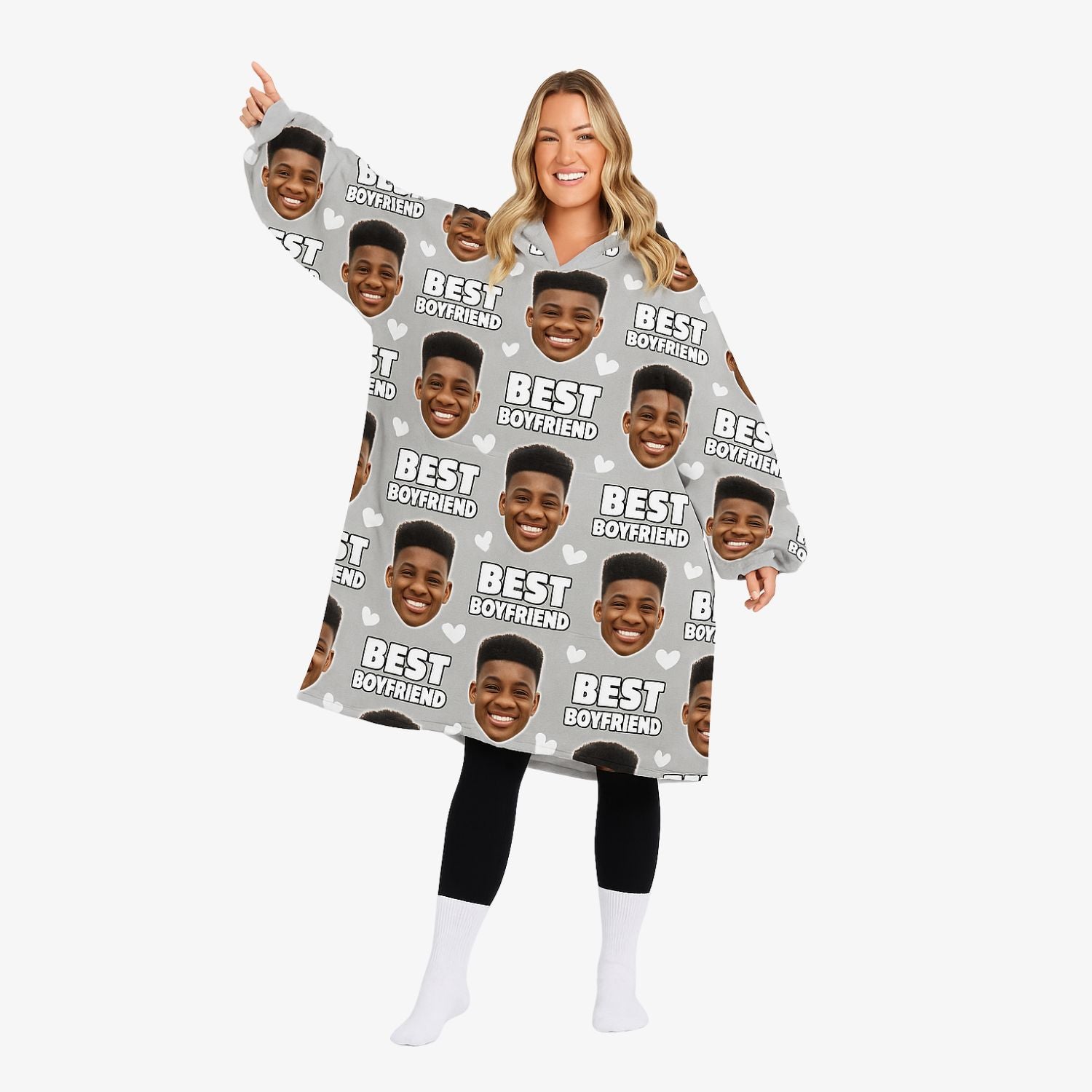 Best Boyfriend Chillzy Hoodie Blanket