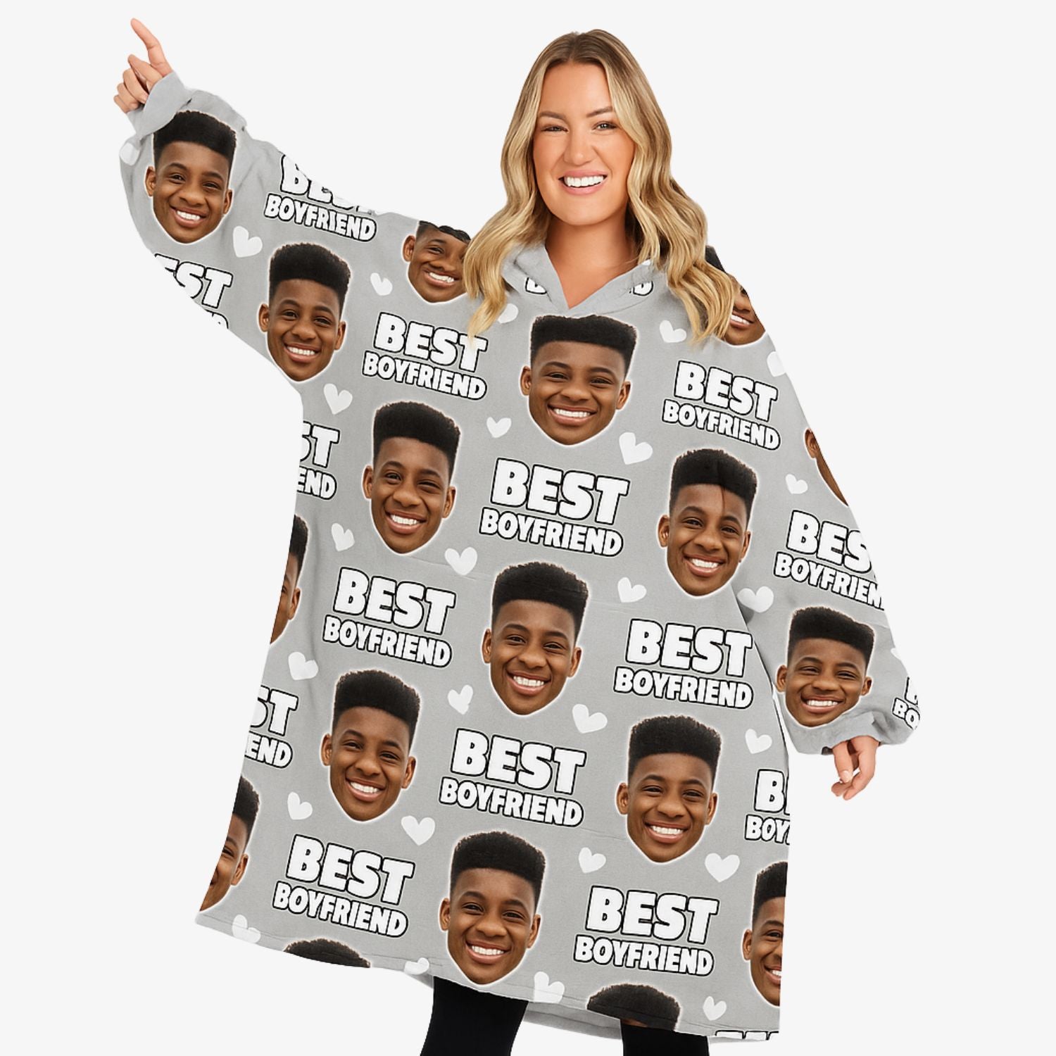 Best Boyfriend Chillzy Hoodie Blanket