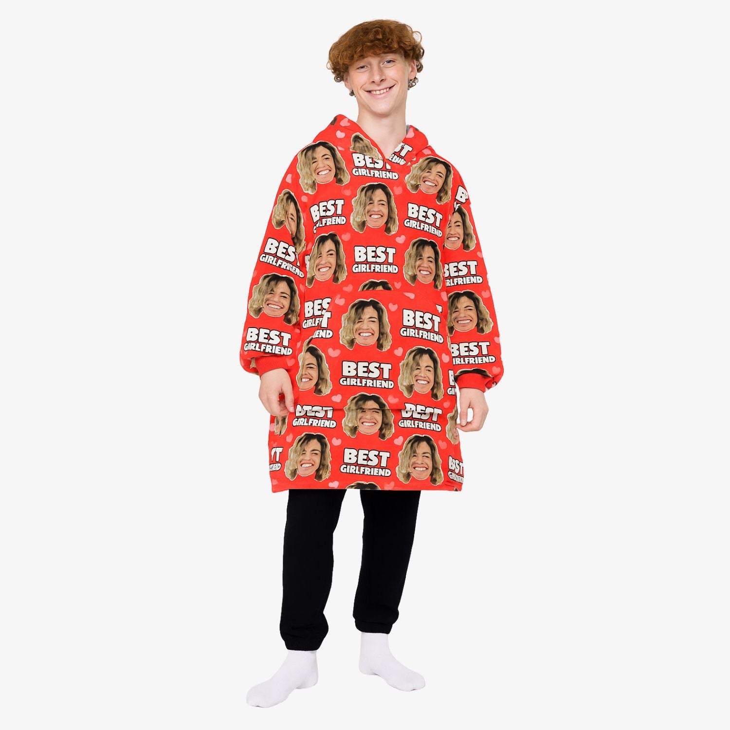 Best Girlfriend Chillzy Hoodie Blanket