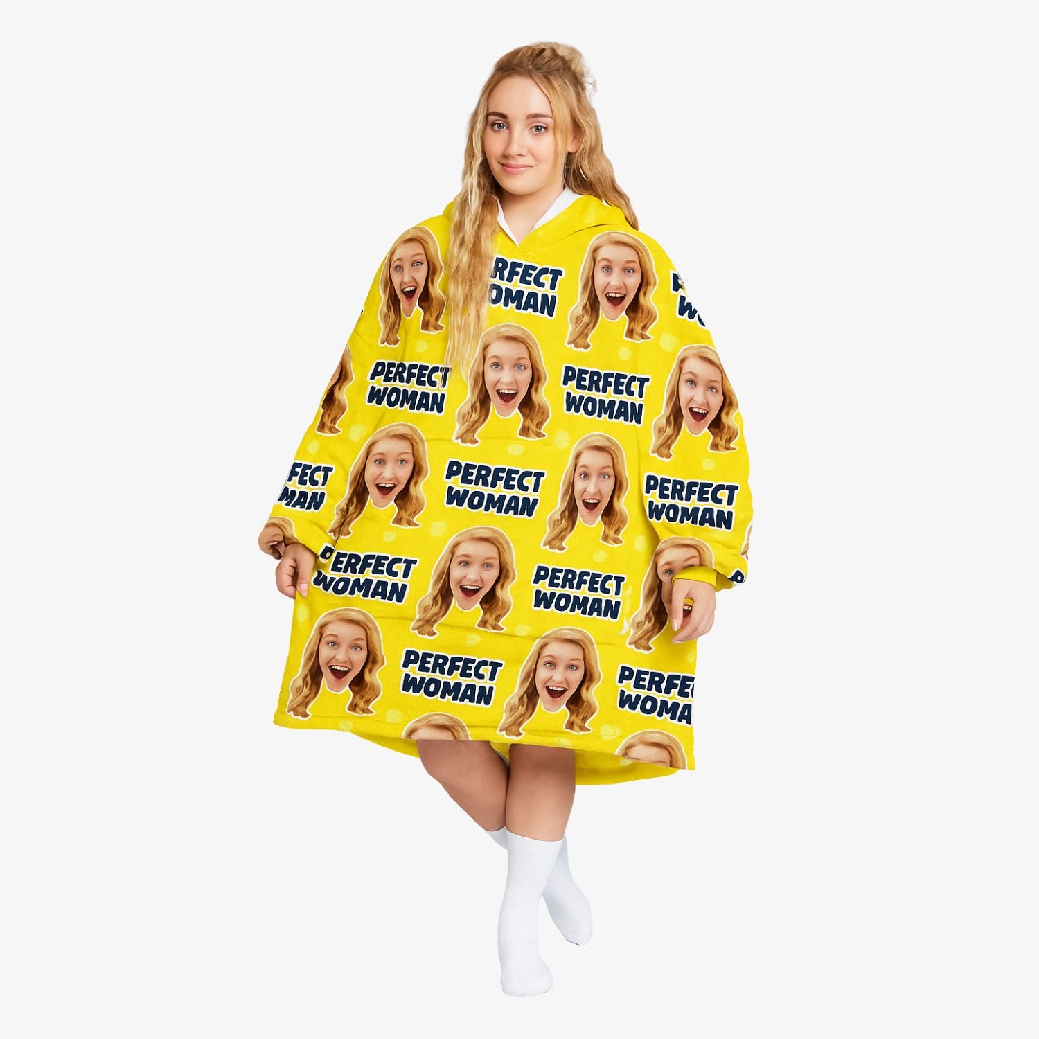 Perfect Woman Chillzy Hoodie Blanket