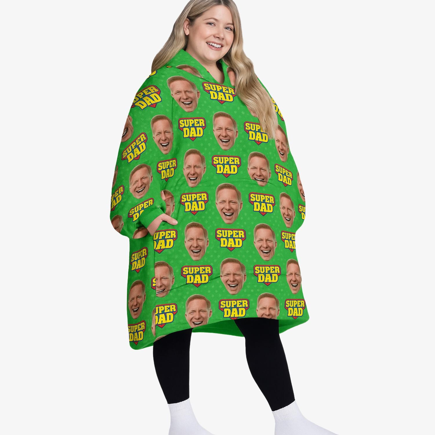 Super Dad Chillzy Hoodie Blanket