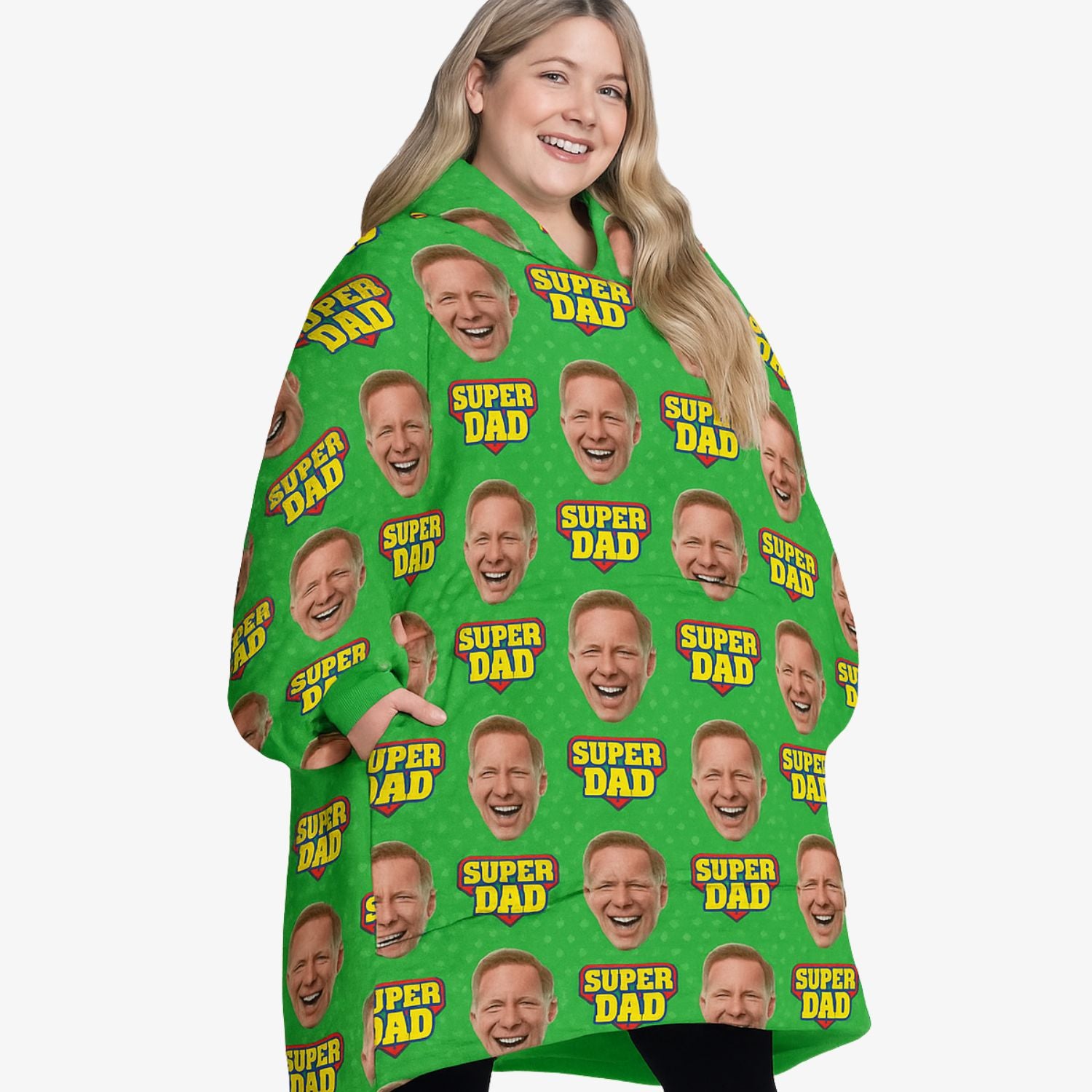 Super Dad Chillzy Hoodie Blanket